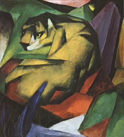 Franz Marc The Tiger (mk34) oil painting image